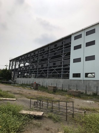 工程实绩06-食品制造厂-采用双层中空PVC塑钢浪板