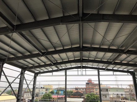 工程实绩06-食品制造厂-采用双层中空PVC塑钢浪板