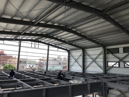 工程实绩06-食品制造厂-采用双层中空PVC塑钢浪板