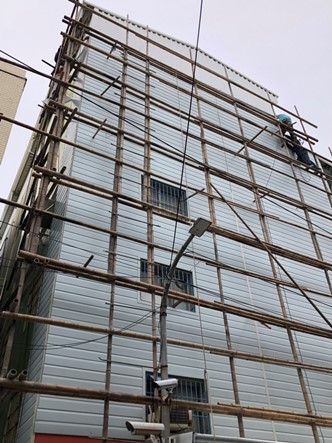 工程实绩11-壁癌处理-采用双层中空PVC塑钢浪板